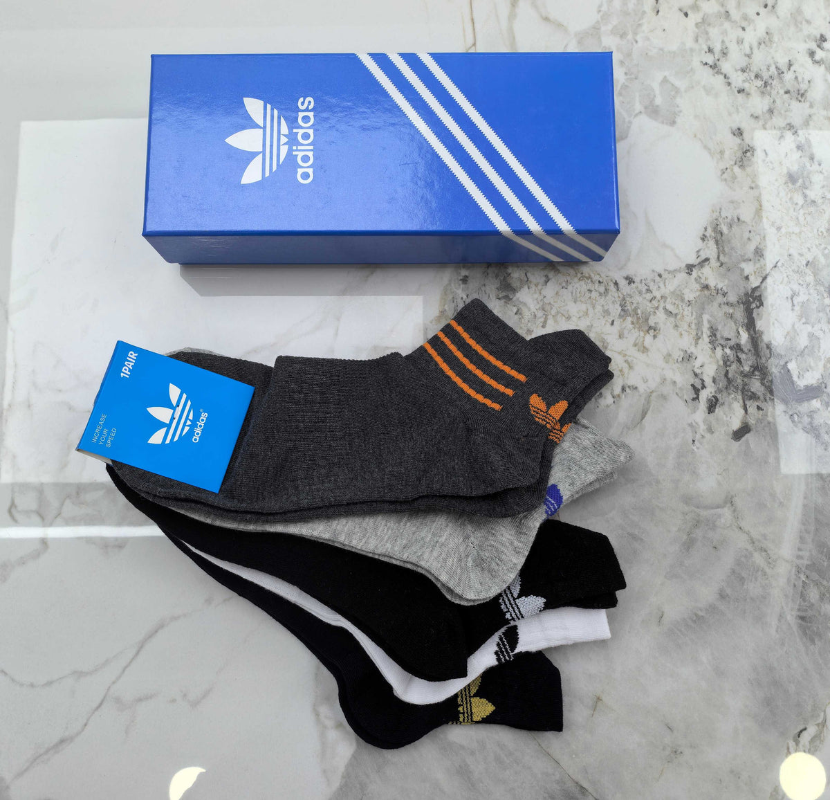 Adidas Cotton Socks - 5-Pair Pack