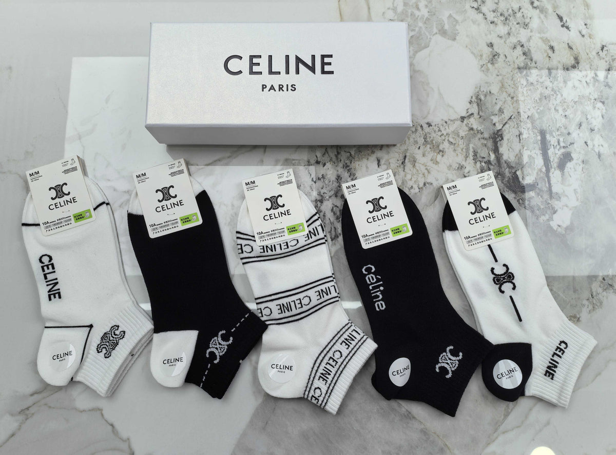 Celine Crew Socks