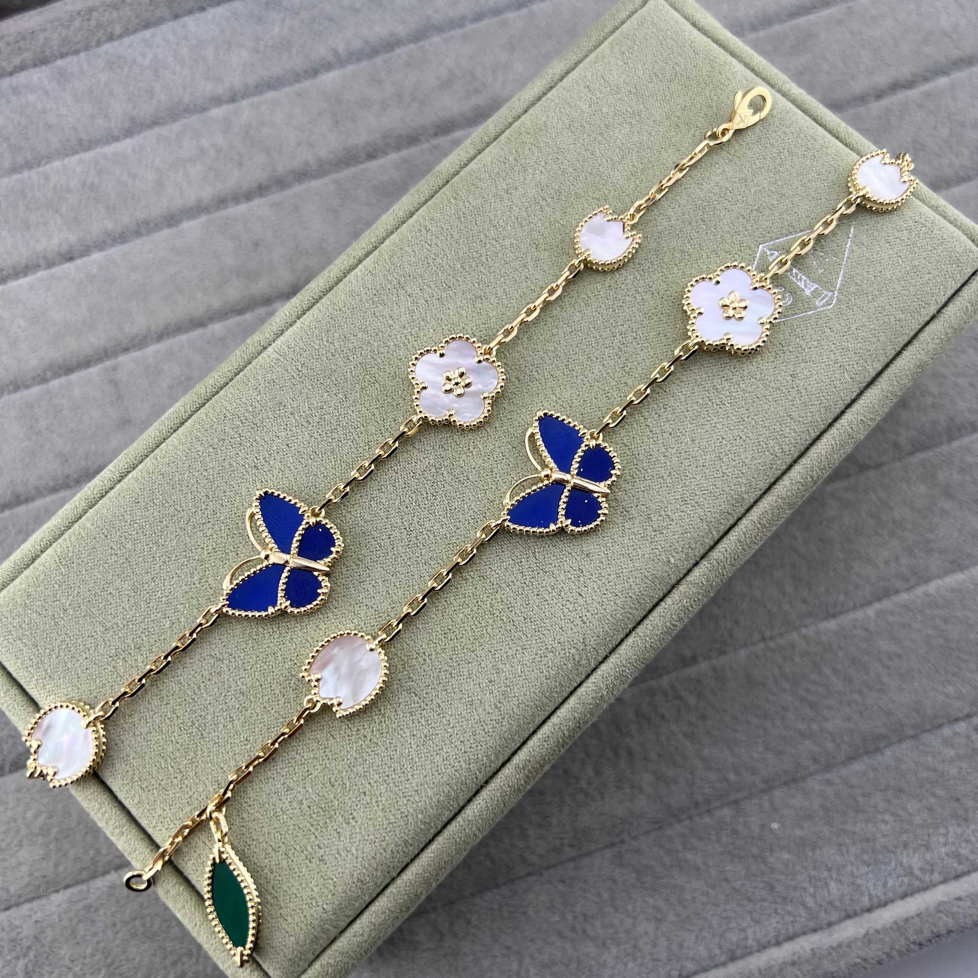 Butterfly Bracelet in Polished Metal-Tone main product view