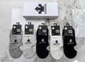Descente Cotton Mixed Neutral Logo Detail No-Show Socks