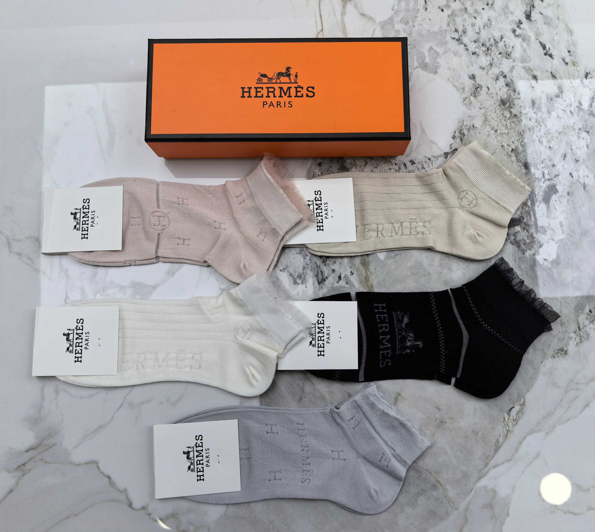 Hermes Socks – 5-Pair Pack