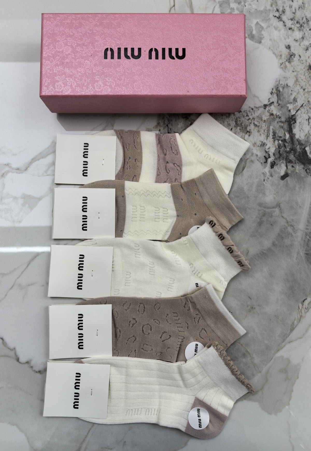 Miu Miu Modal Socks – 5-Pair Pack