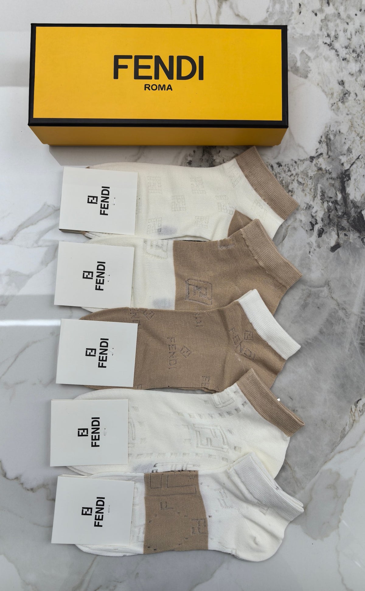 Fendi Modal Socks - 5-Pair Set