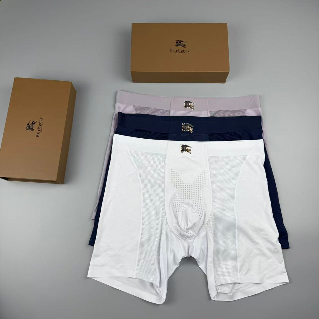 Burberry Logo Detail Men's Boxer Briefs - 3-Piece Box
