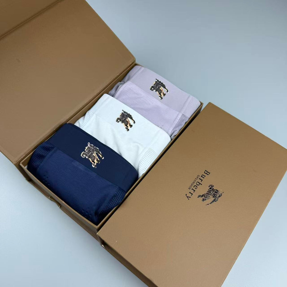 Burberry Small Horse Details Men's Boxer Briefs - 3-Piece Box
