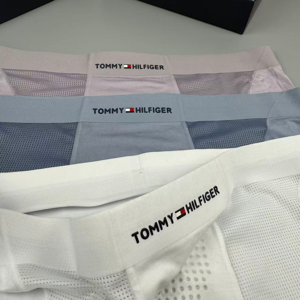 Tommy Hilfiger Clean Logo Waistbands Men's Boxer Briefs - 3-Piece Box