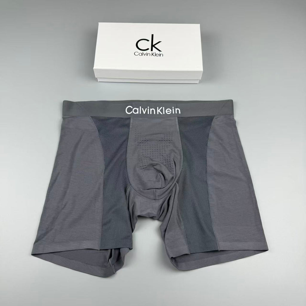 Calvin Klein Clean Logo Waistbands Men's Boxer Briefs - 3-Piece Box