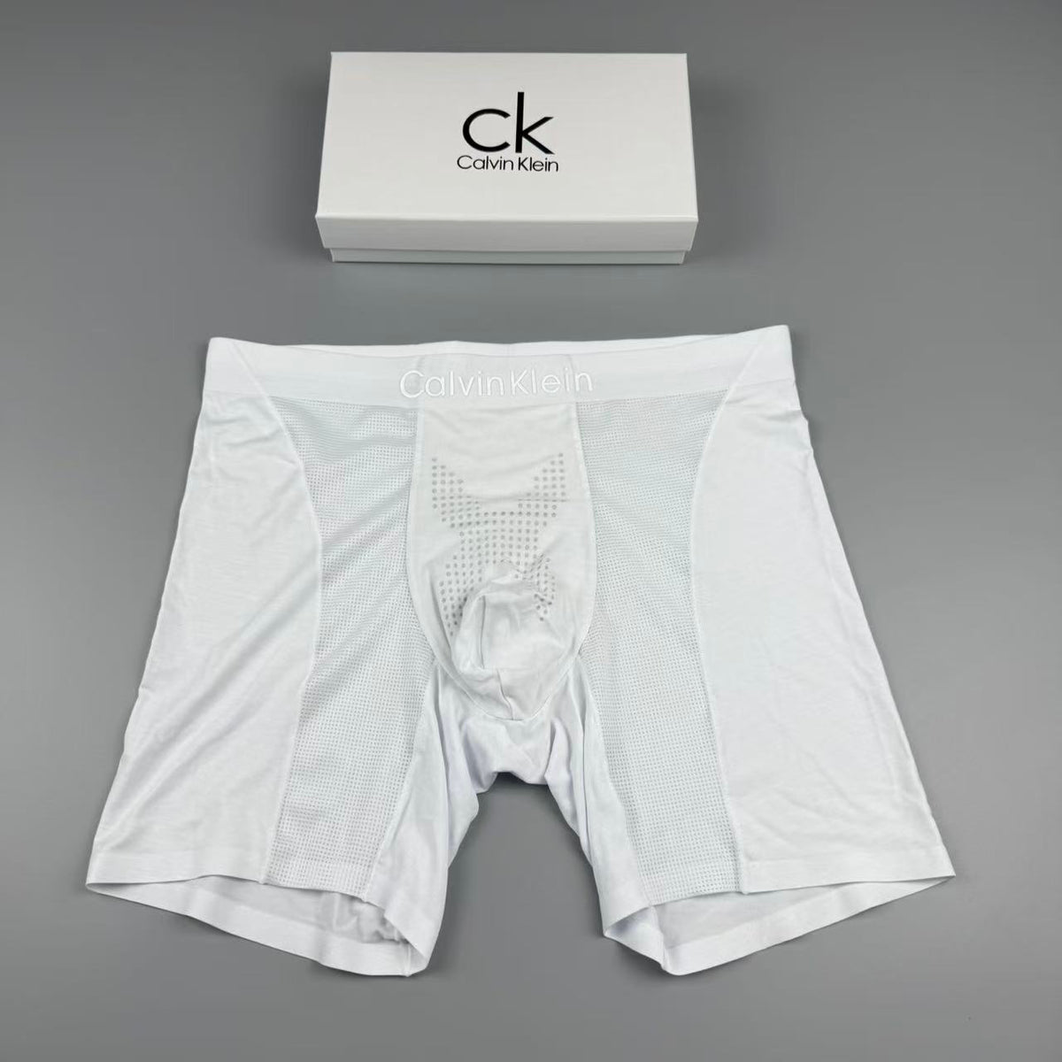 Calvin Klein Logo Detail Men's Boxer Briefs - 3-Piece Box