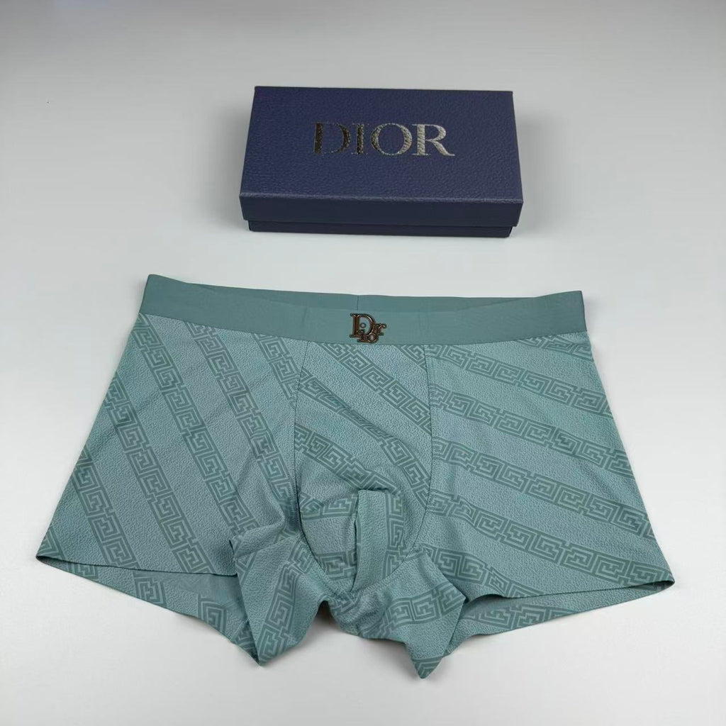 Dior Logo Detail Men's Boxer Briefs - 3-Piece Box