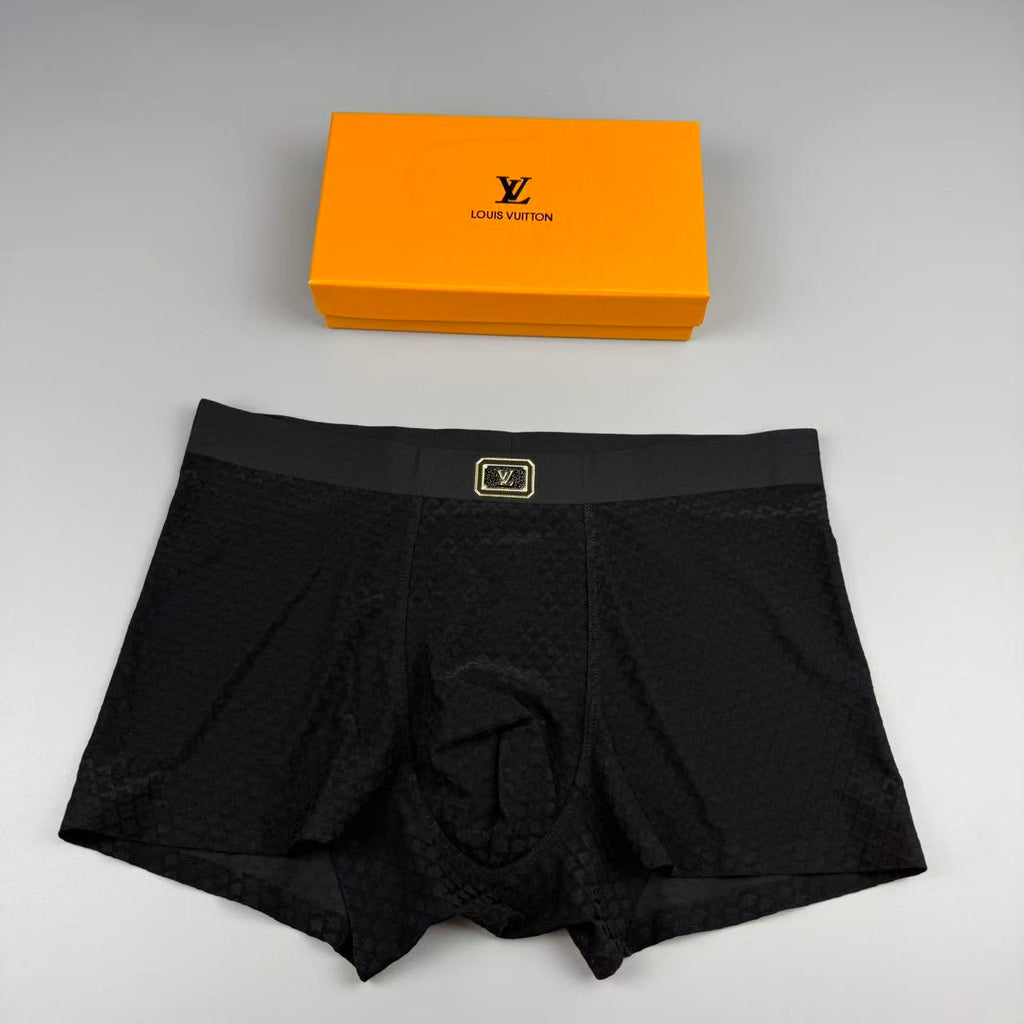 Louis Vuitton Logo Detail Men's Boxer Briefs - 3-Piece Box