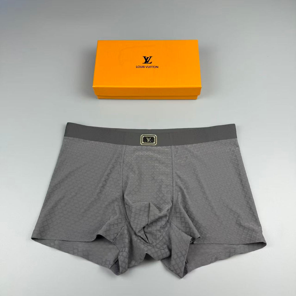 Louis Vuitton Logo Detail Men's Boxer Briefs - 3-Piece Box