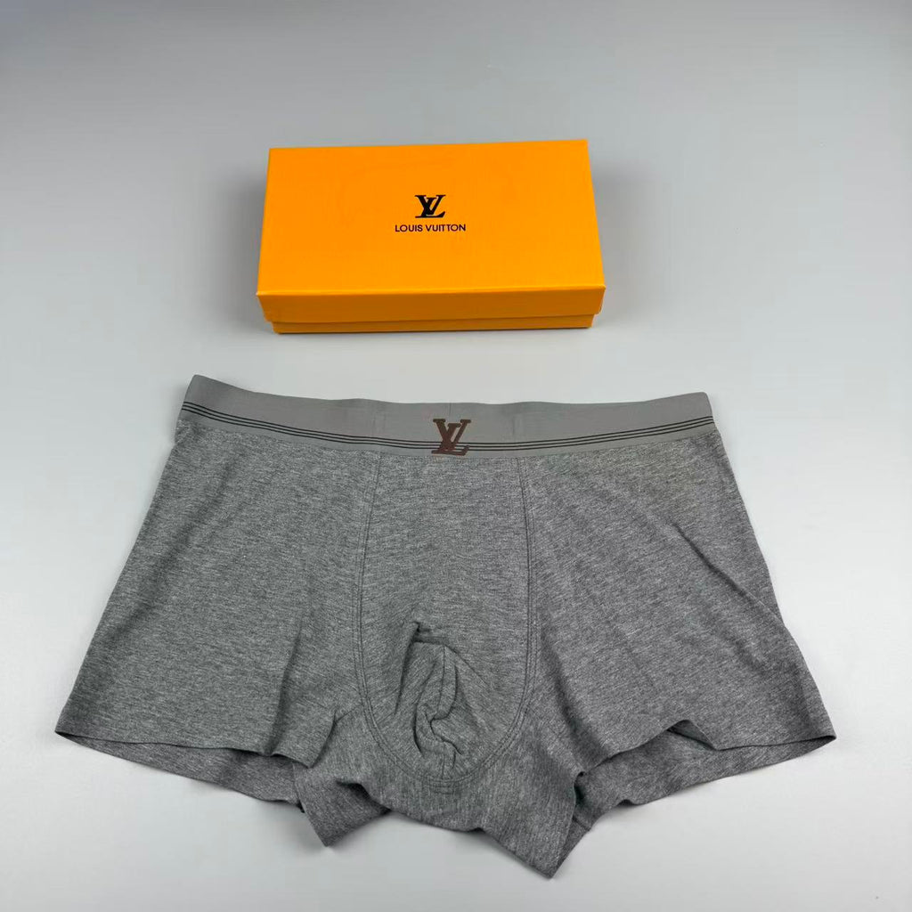 Louis Vuitton Logo Detail Men's Boxer Briefs - 3-Piece Box