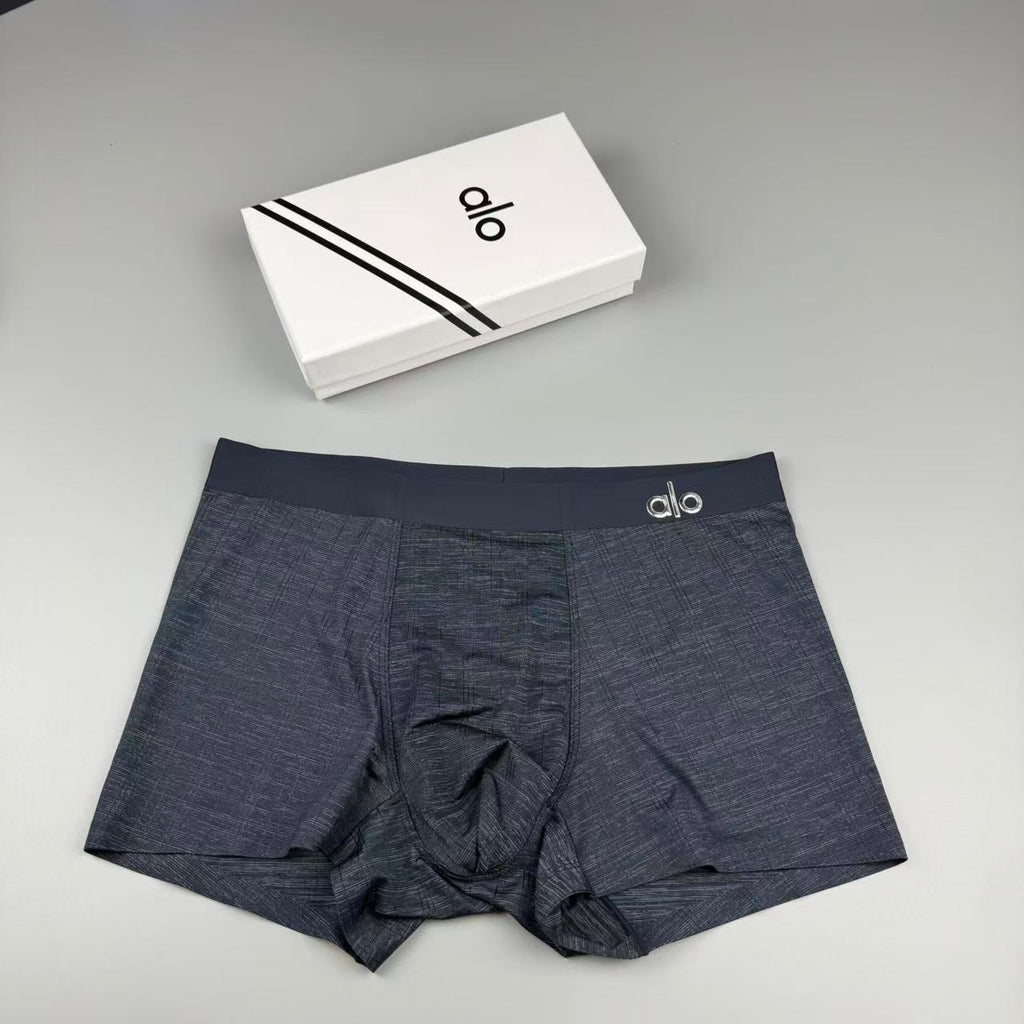 Alo Logo Detail Men's Boxer Briefs - 3-Piece Box