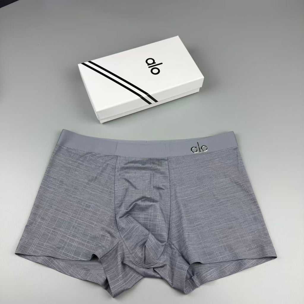 Alo Logo Detail Men's Boxer Briefs - 3-Piece Box