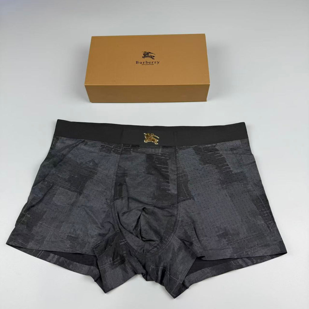 Burberry Logo Detail Men's Boxer Briefs - 3-Piece Box