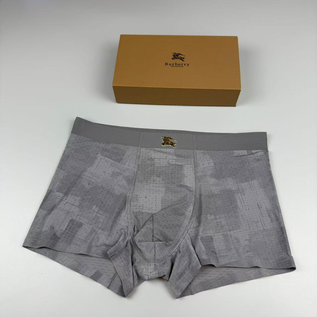 Burberry Logo Detail Men's Boxer Briefs - 3-Piece Box