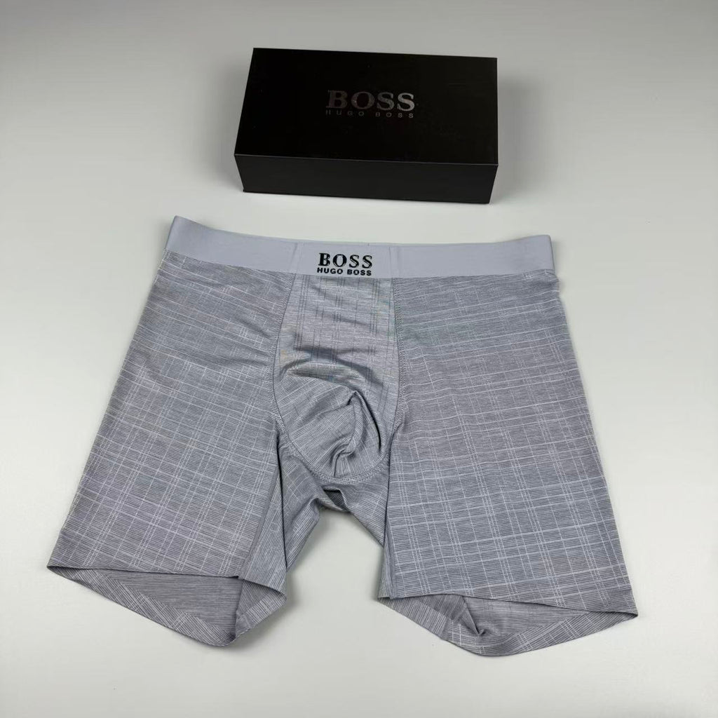 Boss Logo Detail Men's Boxer Briefs - 3-Piece Box
