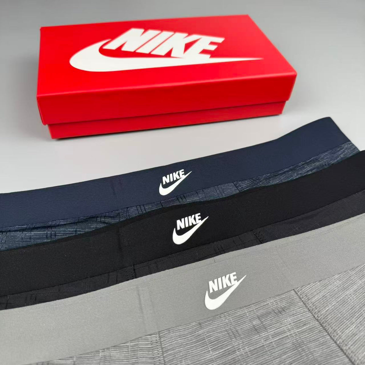 Nike Small Sport-Logo Details Men's Boxer Briefs - 3-Piece Box