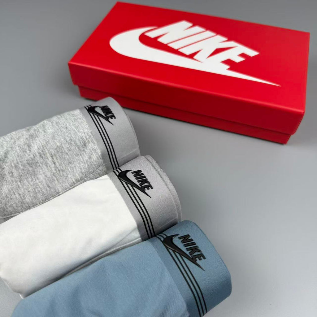 Nike Logo Detail Men's Boxer Briefs - 3-Piece Box