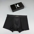 Armani Silk Logo Detail Men's Boxer Briefs - 3-Piece Box