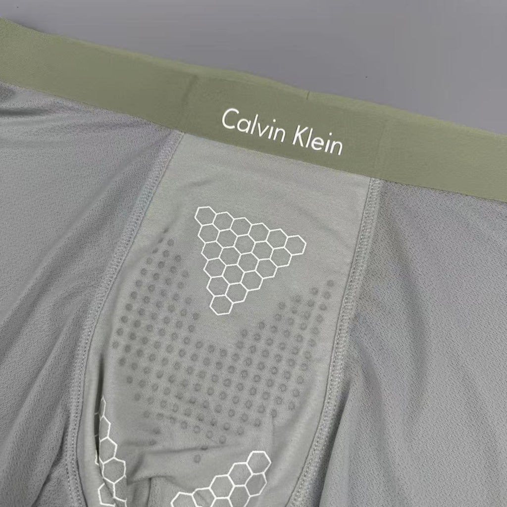 Calvin Klein Silk Logo Detail Men's Boxer Briefs - 3-Piece Box