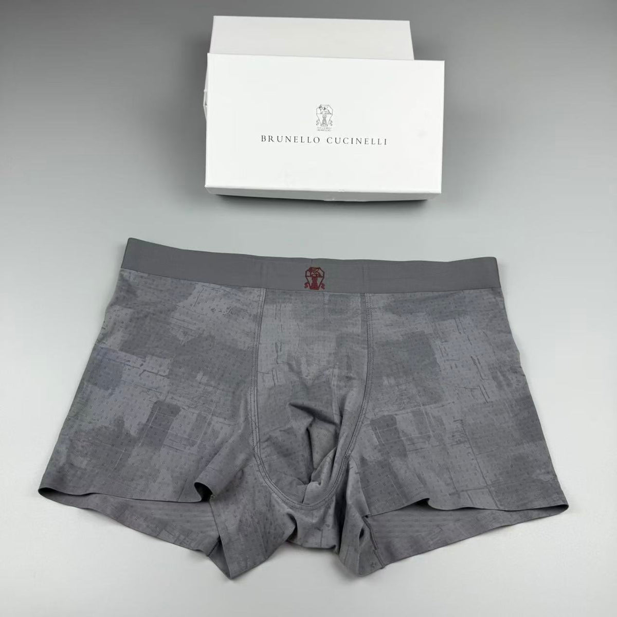 Brunello Cucinelli Dark Contrast Waistbands Men's Boxer Briefs - 3-Piece Box