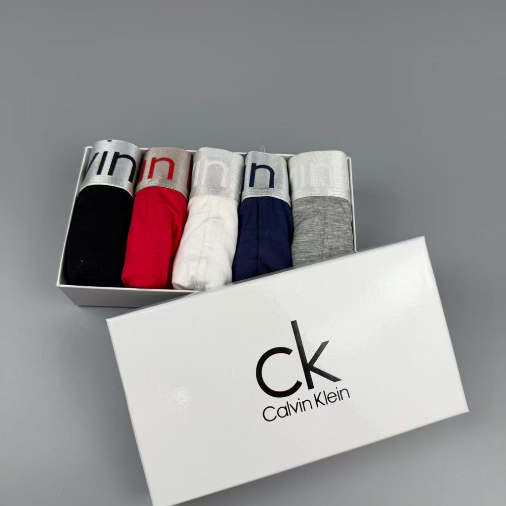 Calvin Klein Broad Logo Waistbands Men's Boxer Briefs
