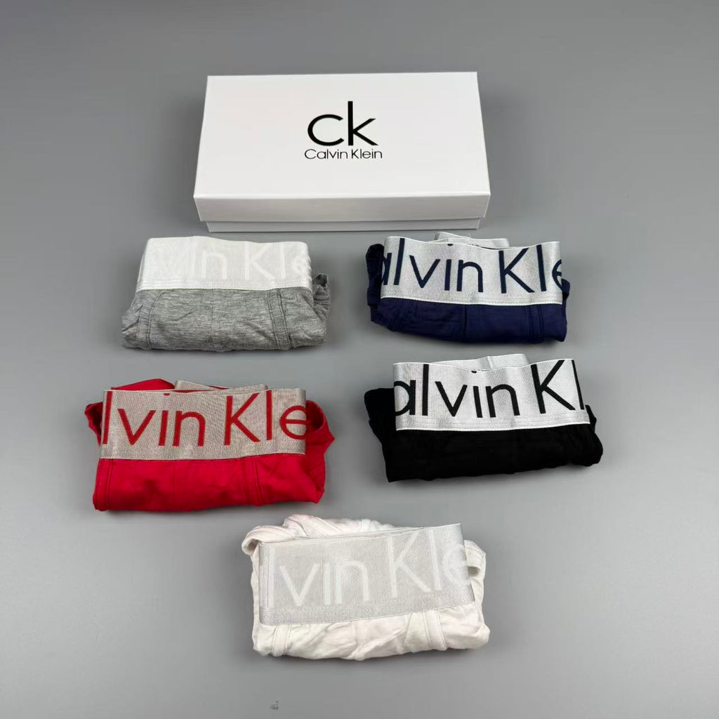 Calvin Klein Broad Logo Waistbands Men's Boxer Briefs