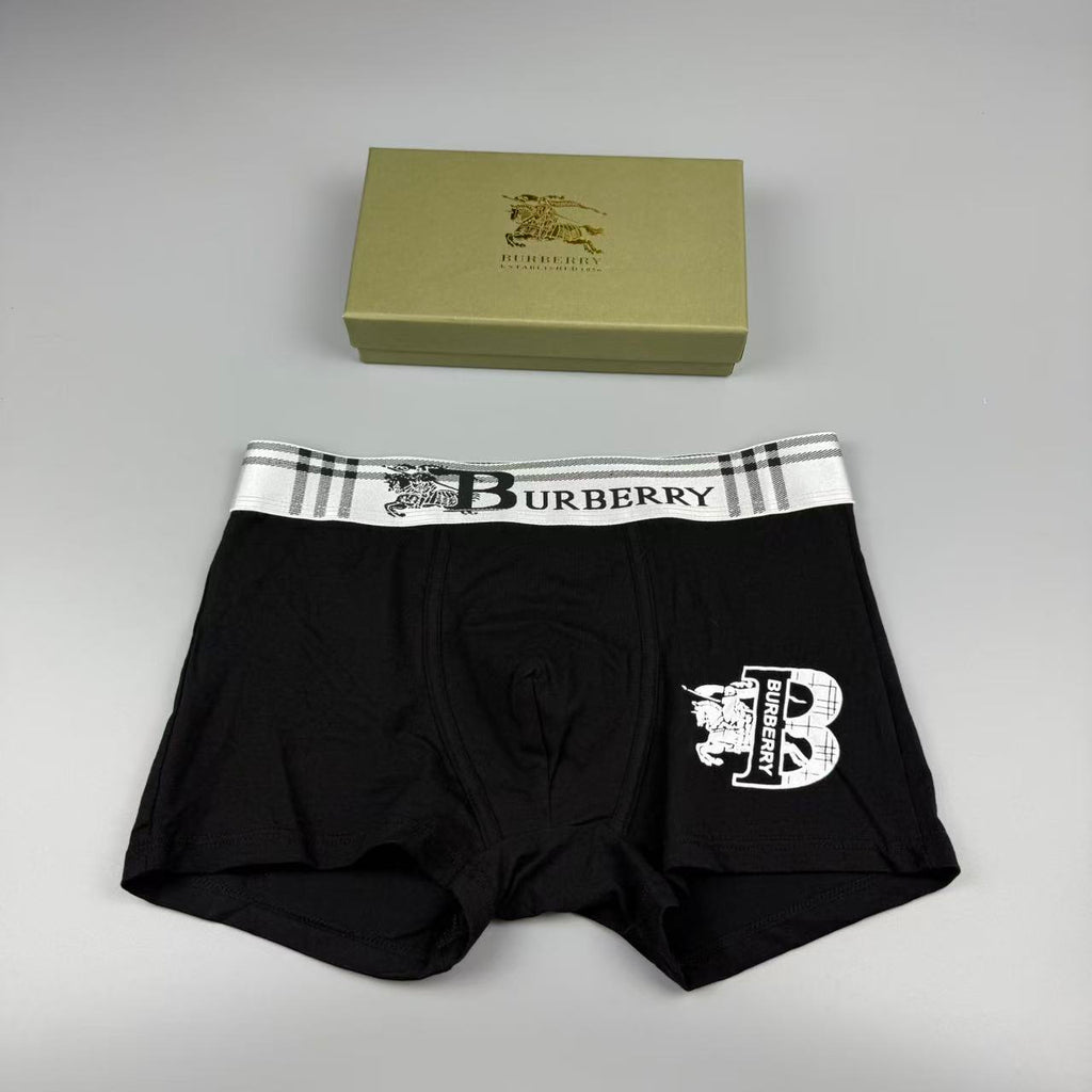 Burberry Cotton Men's Boxer Briefs - 3-Piece Box