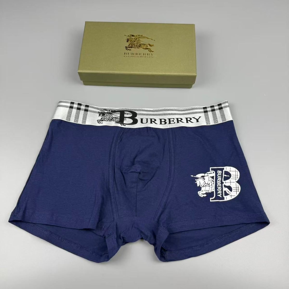 Burberry Cotton Men's Boxer Briefs - 3-Piece Box