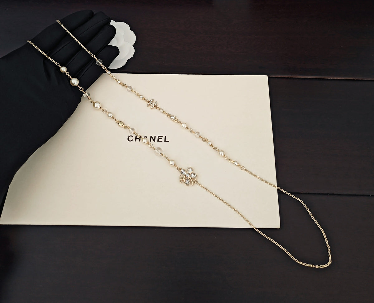 Signature Emblem Crystal-Accent Pendant Necklace – Design 003 main product view