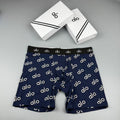 Alo Cotton All-Over Logo Pattern Men's Boxer Briefs - 3-Piece Box