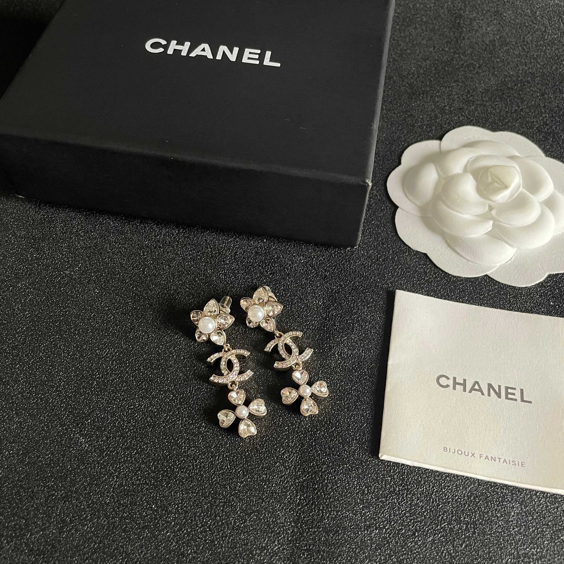 Signature Emblem Stud Earrings in Polished Metal-Tone – Design 047 close-up detail