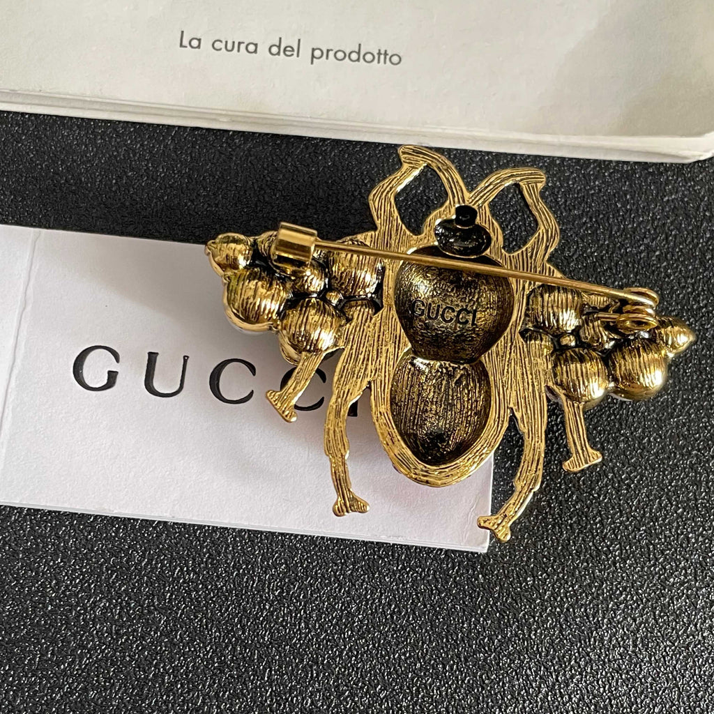Geometric Emblem Brooch in Polished Metal-Tone – Design 003 main product view