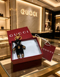 Key Jewelry Accessory in Gold-Tone – Black Detail main product view
