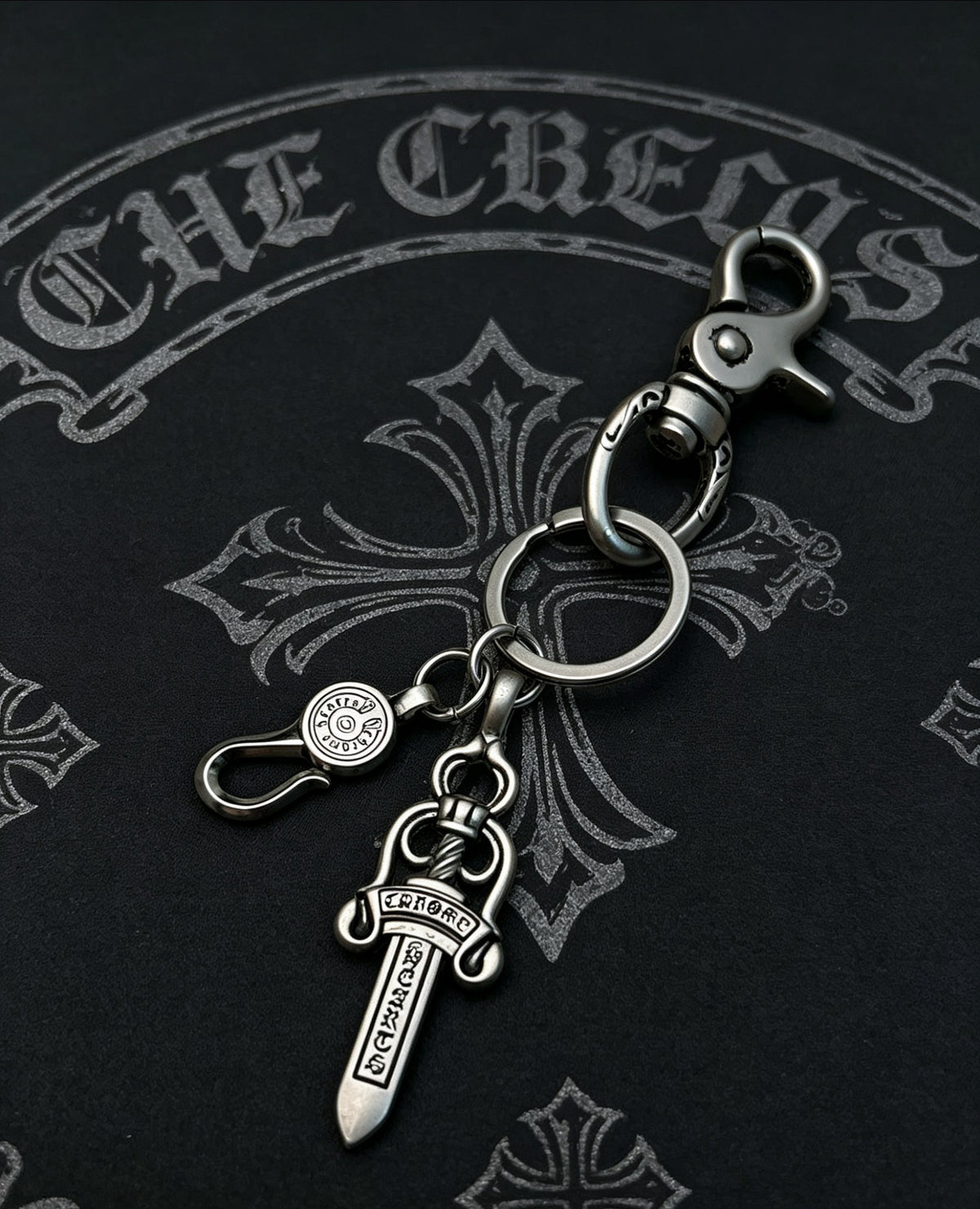 Dagger Multi-Use Chain Accessory – Dagger Detail – Design 10 front product view