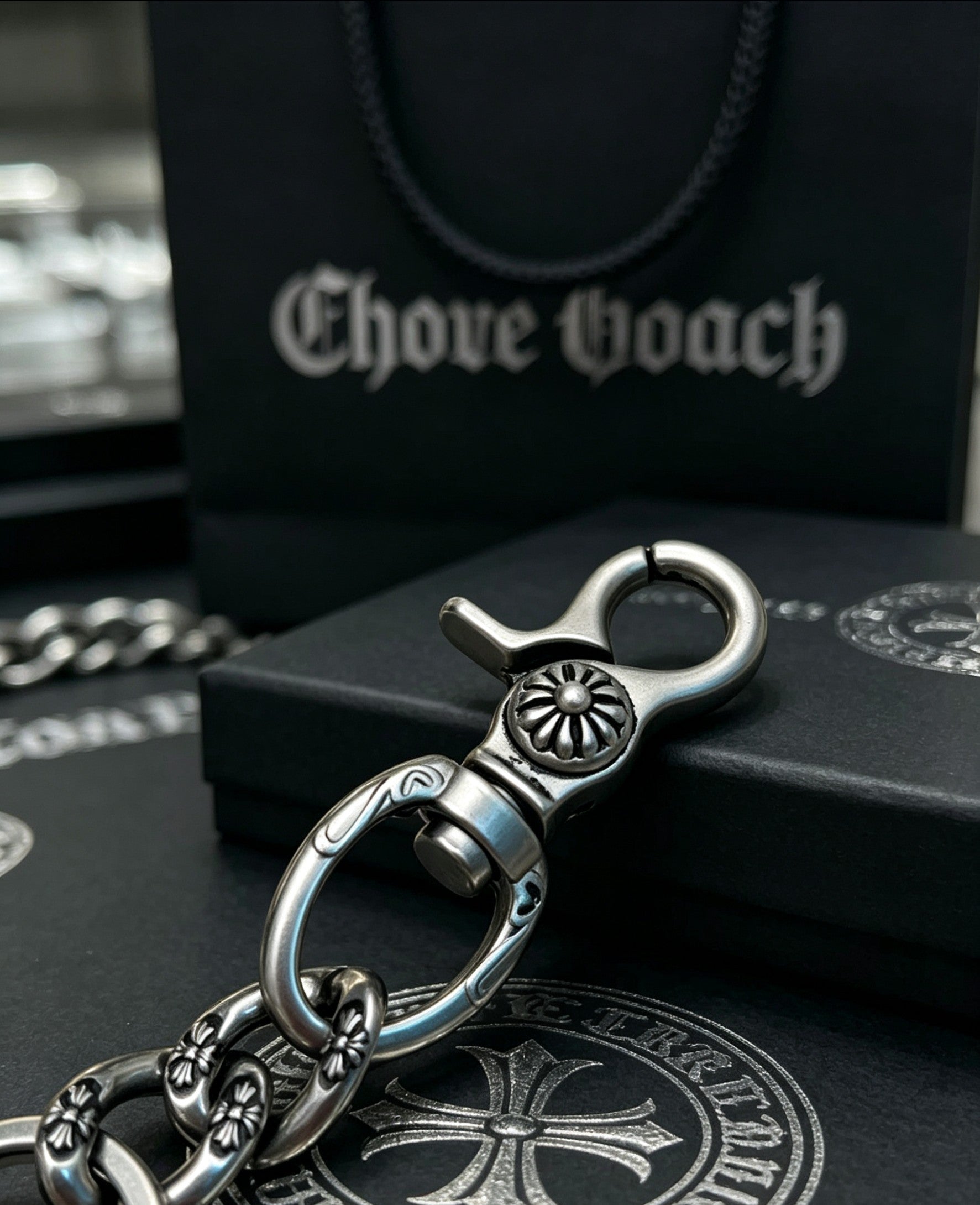 Dagger Multi-Use Chain Accessory – Dagger Detail – Design 02 styled product view