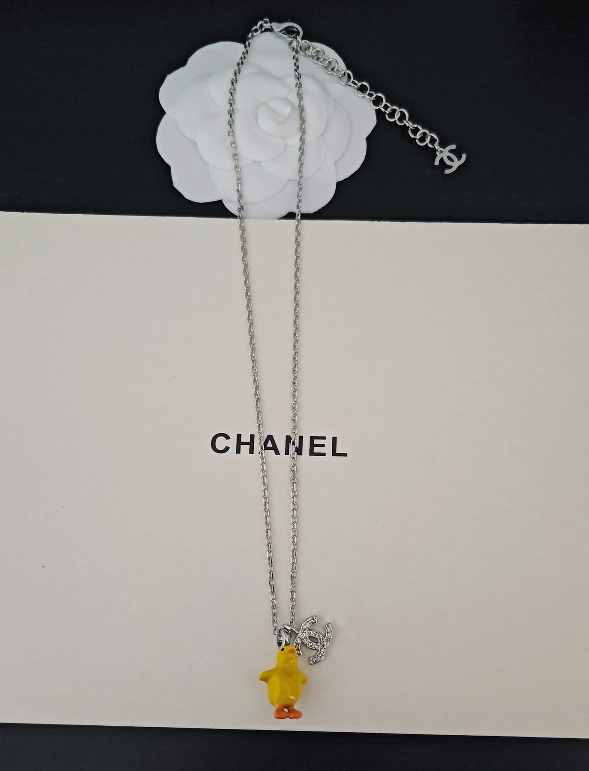 Duck Statement Earrings in Gold-Tone – Design 003 side detail