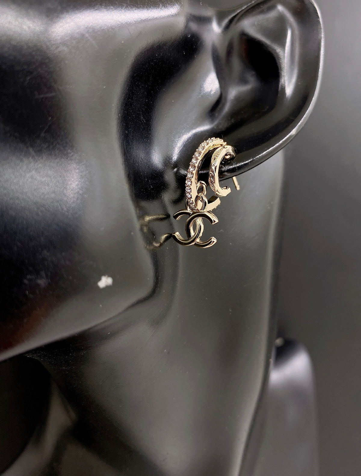 Signature Emblem Jewelry Accessory in Gold-Tone – Design 006 front product view