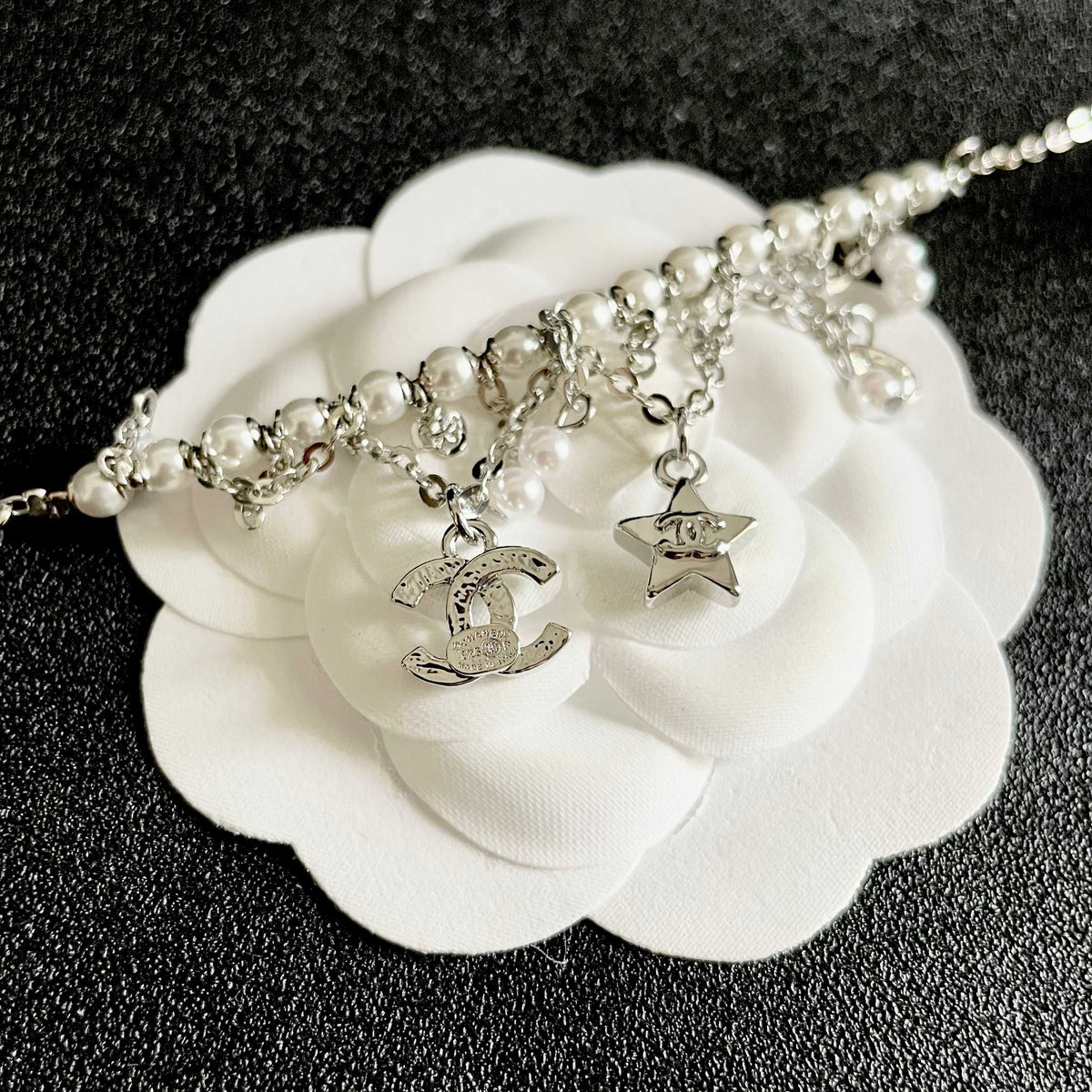 Signature Emblem Pendant Necklace in Polished Metal-Tone – Design 105 main product view