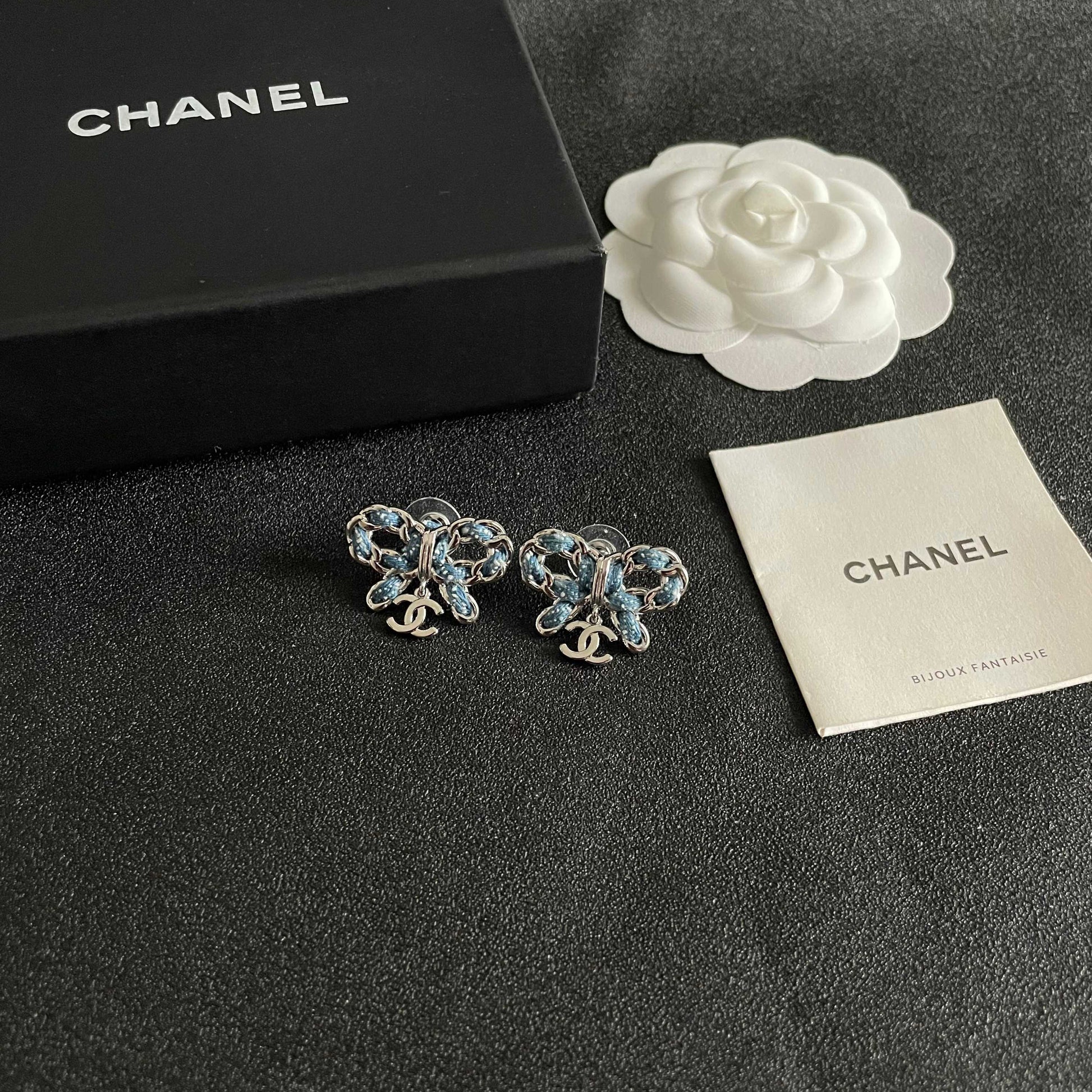 Signature Emblem Stud Earrings in Polished Metal-Tone – Design 120 styled product view