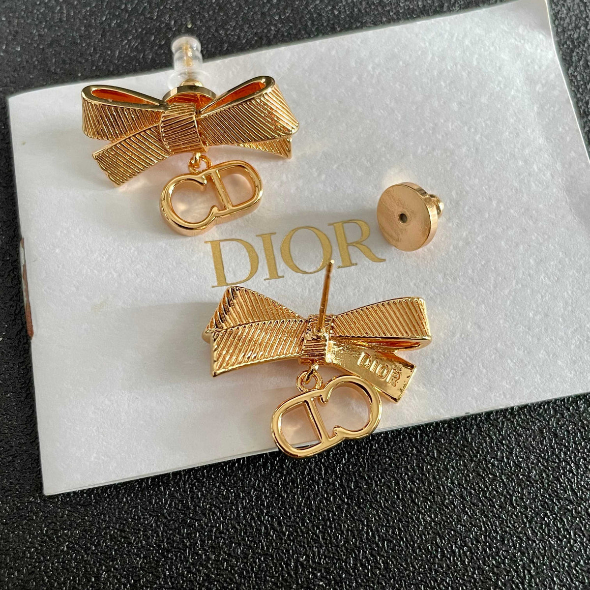 Sculptural Stud Earrings in Polished Metal-Tone – Design 003 main product view