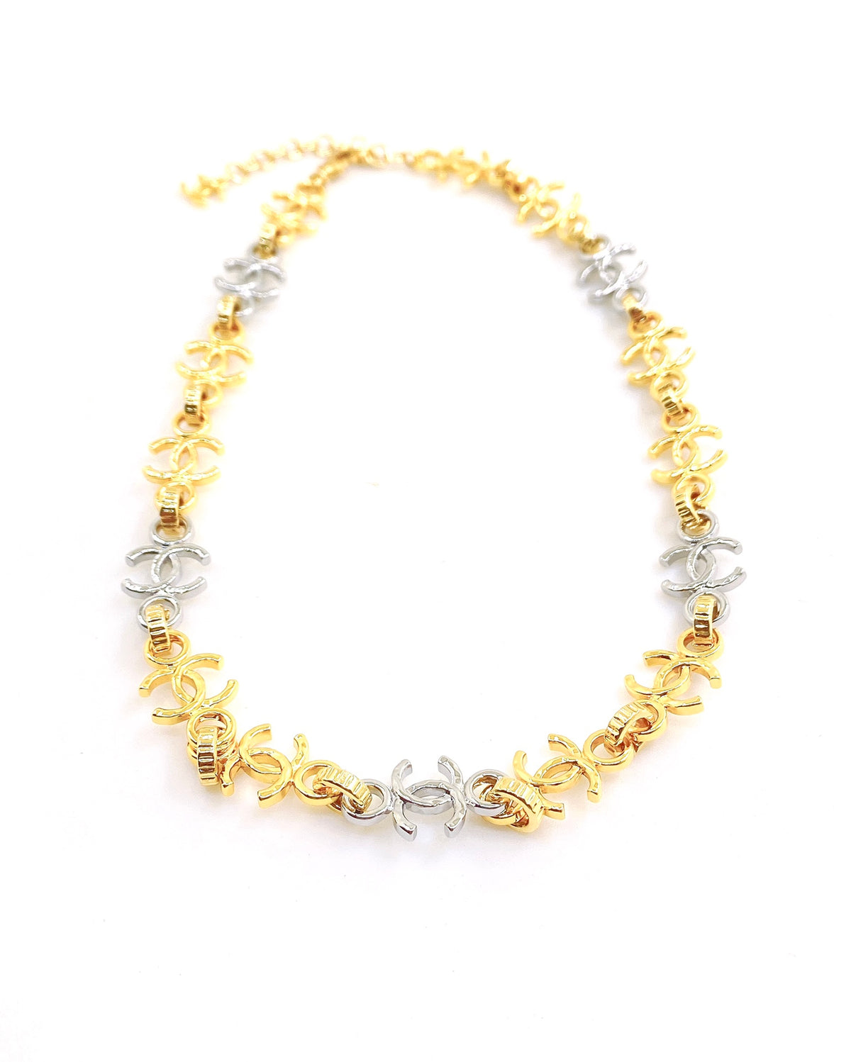 Signature Emblem Pendant Necklace in Gold-Tone – Design 001 main product view