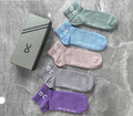 On Visible Branded Cuff Or Emblem Details No-Show Socks - 5-Pair Set