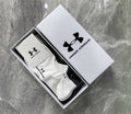 Under Armour Cotton Visible Branded Cuff Or Emblem Details No-Show Socks - 5-Pair Set