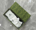 Gucci Cotton Visible Branded Cuff Or Emblem Details No-Show Socks - 5-Pair Set