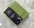 Gucci Cotton Visible Cuff, Colour And Emblem Details No-Show Socks - 5-Pair Set