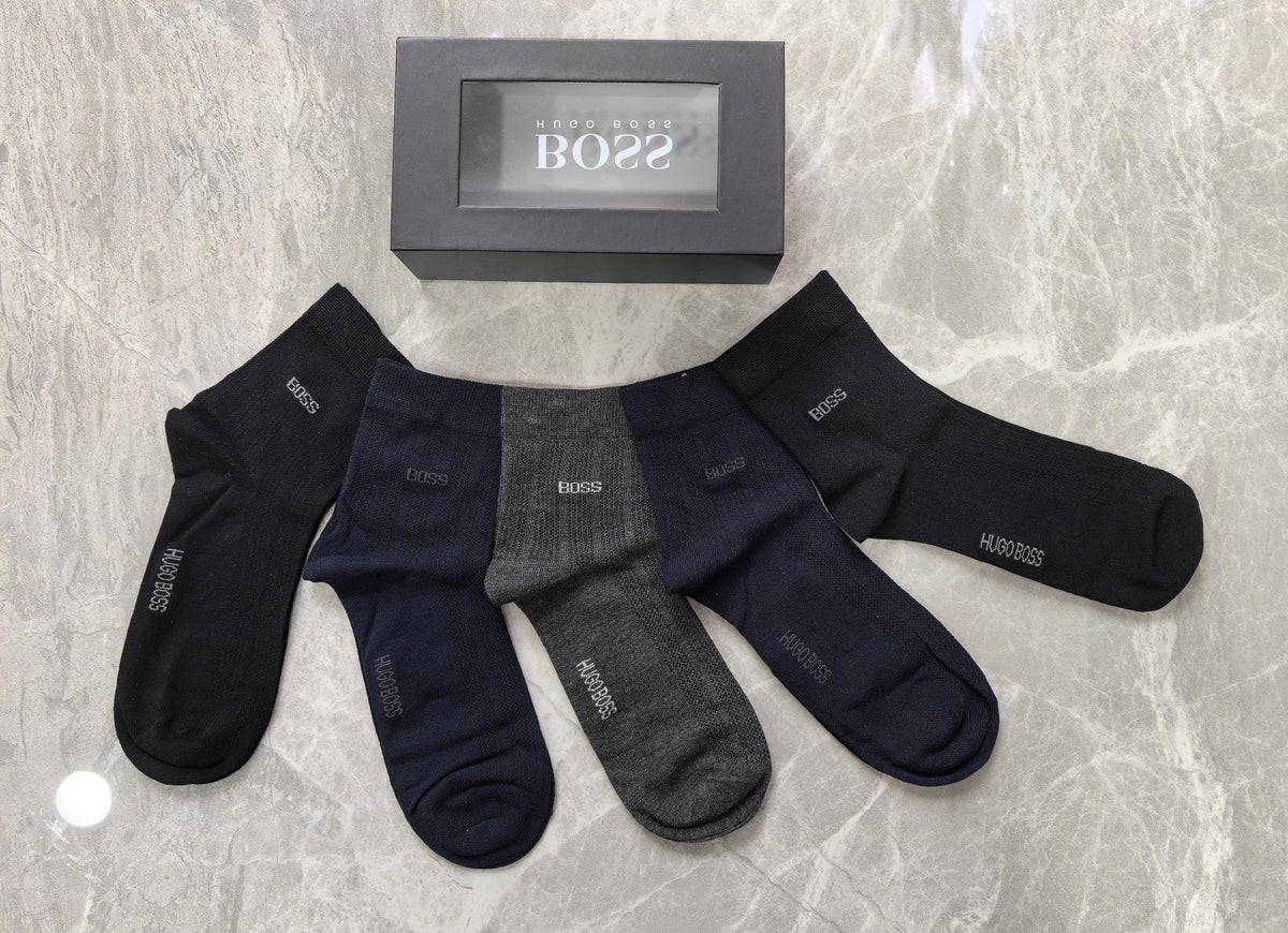Boss Modal Blend Crew Socks - 5-Pair Set