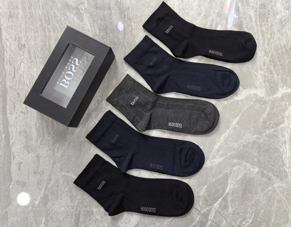 Boss Modal Blend Crew Socks - 5-Pair Set