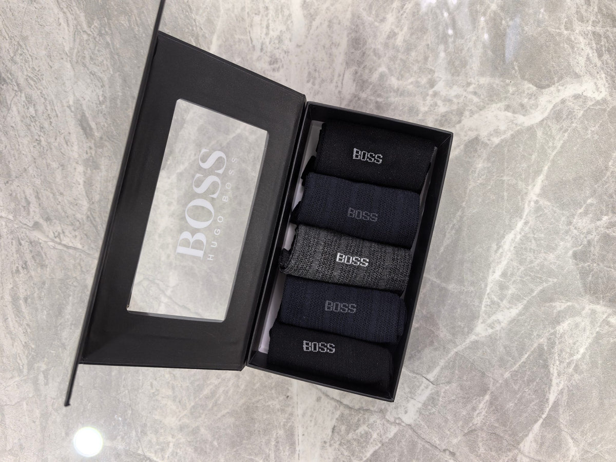 Boss Modal Blend Crew Socks - 5-Pair Set
